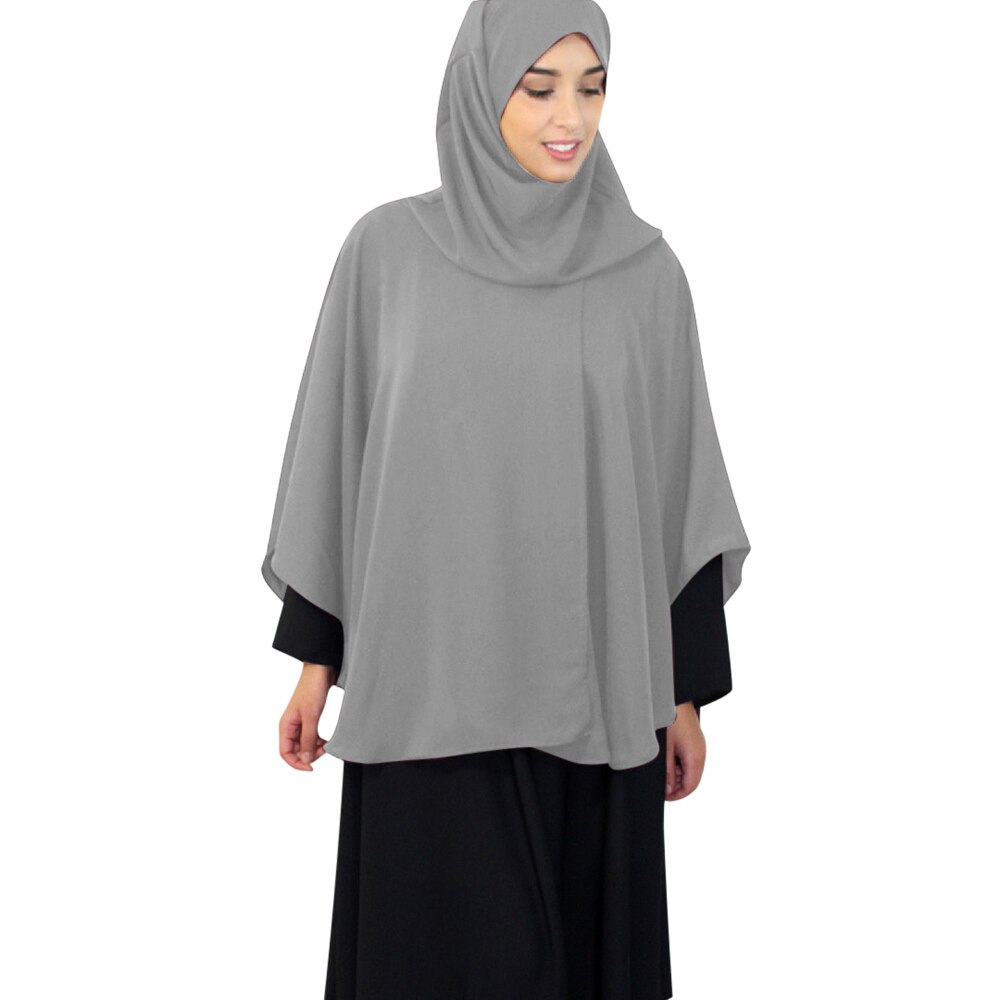 Traditional Muslim Women Prayer Burkha Khimar Hijab Overhead Tops Shawl ...
