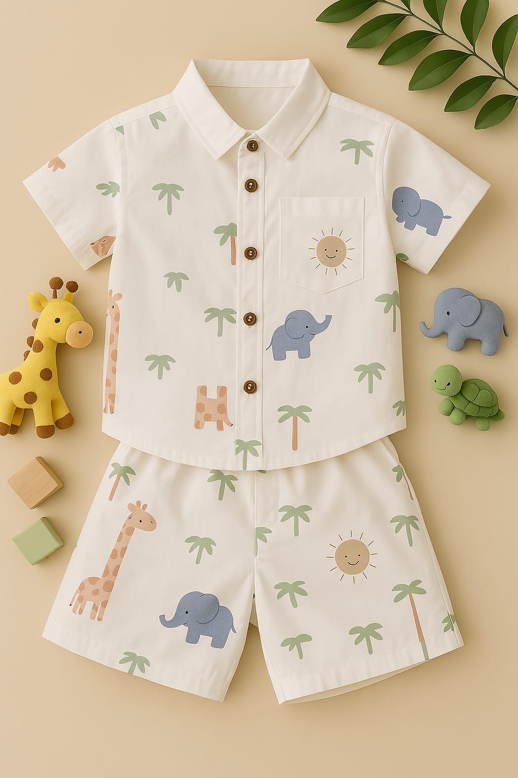 ZERI & MERI Winter Clothing Set Children's Top and Bottom Clothes set Two Pieces Summer Outfit for Kids Boys Girls Comfortable and Breathable