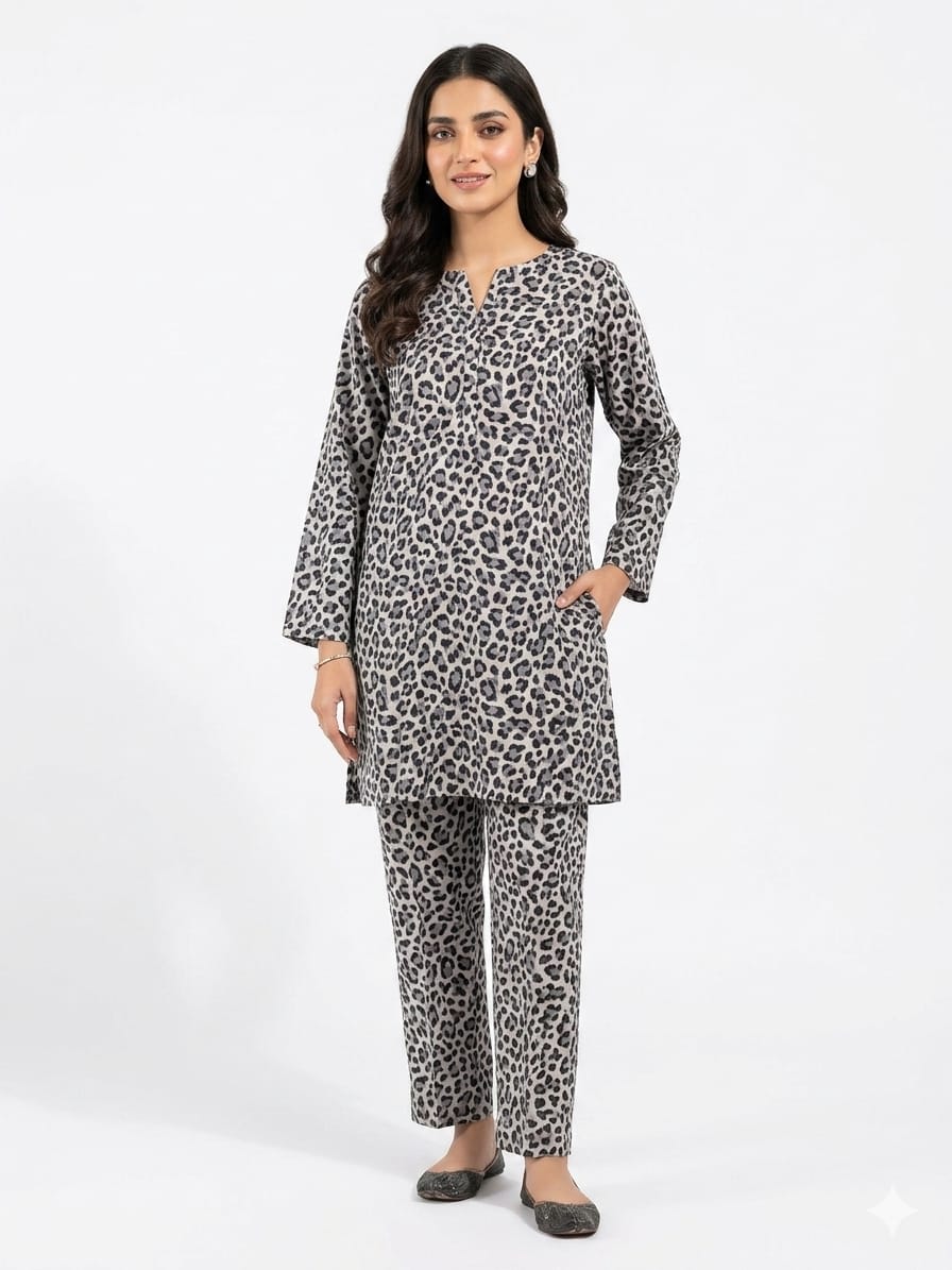 Polo Cotton Printed 2 Pcs Collection – 1.5 Metre by 90 Inch