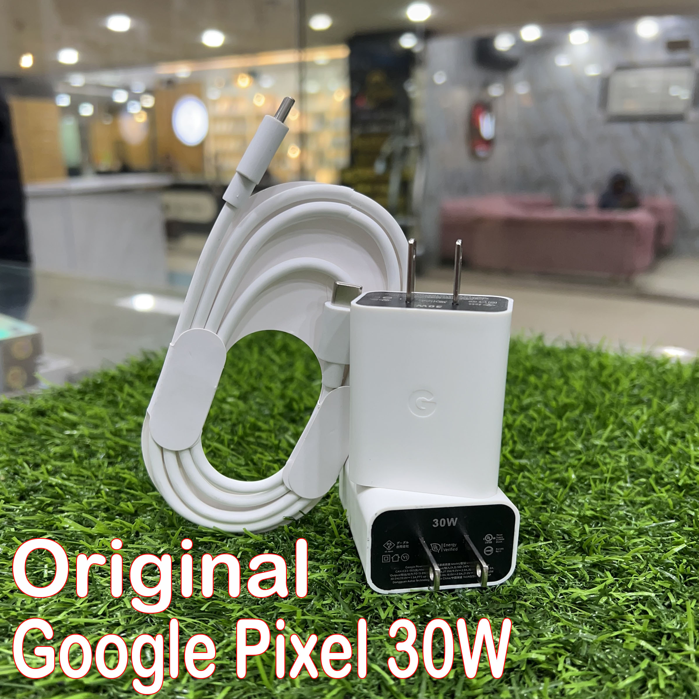 Google 30W USB Type-C Charger Adapter With Cable PD Fast Charging for Pixel 6/6A/6Pro/7/7A/7Pro/8/8A/8pro/9/9Pro/9Pro XL Rapid Support