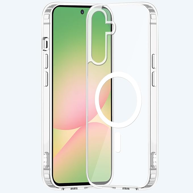 Samsung Galaxy A56 Transparent Clear Back Cover | Crystal Clear Plastic Protective Case