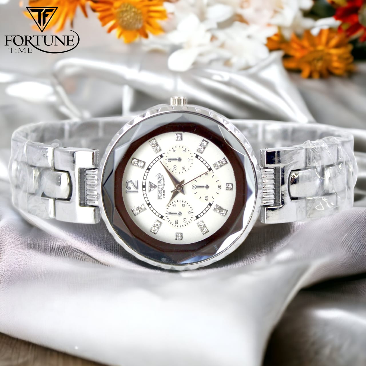 FORTUNE TIME Stainless Steel Stylish Watch For Women / watch for girls
