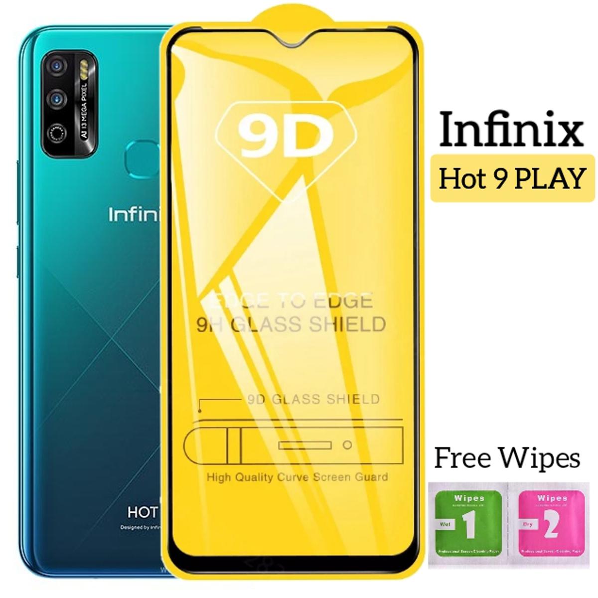 tempered glass hp infinix hot 9 play