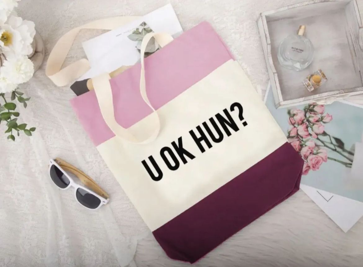 Trendy Free bear Tag Printed Tote Bag For Girls & Women
