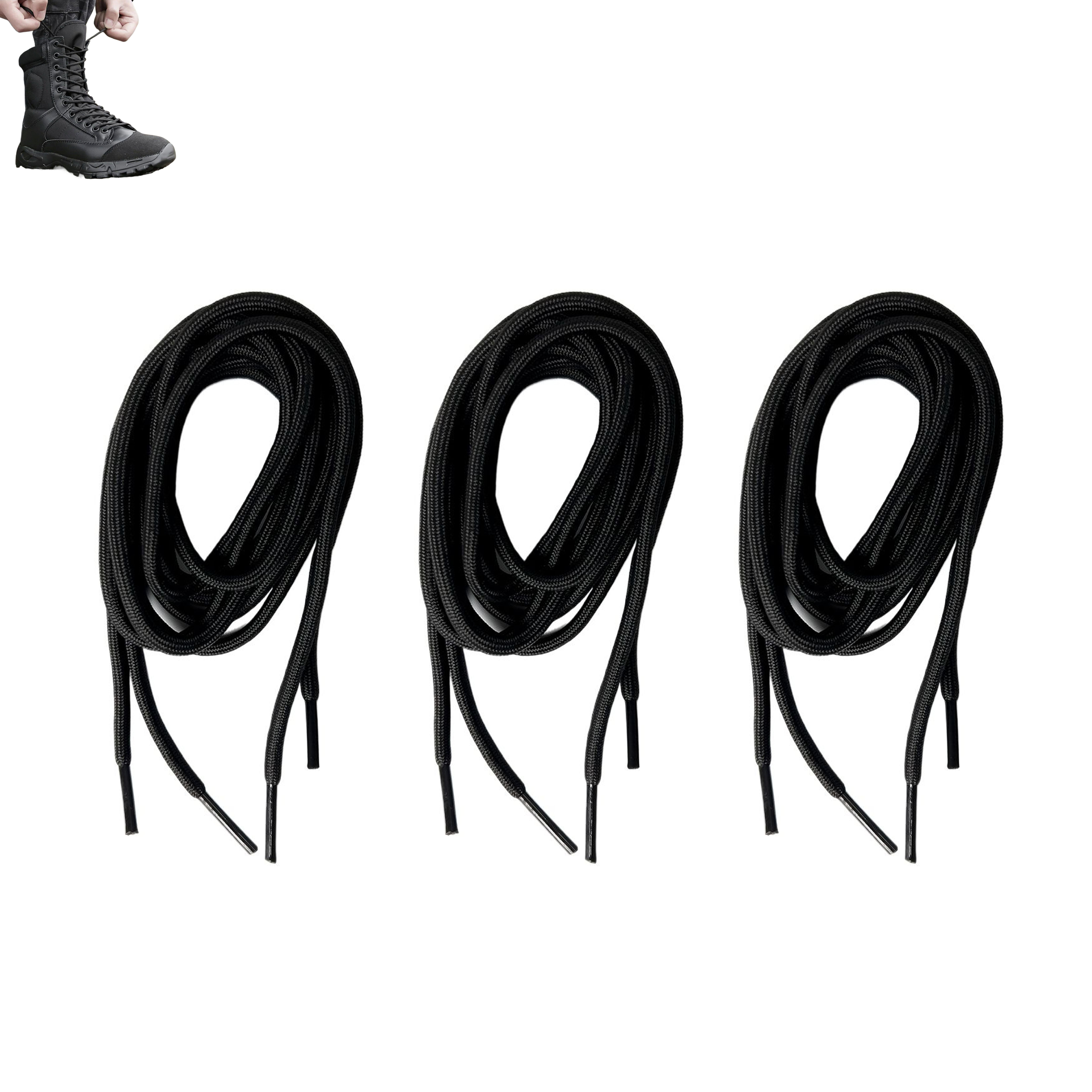 Pro.Mart Army Military Boot Laces – Heavy Duty Tactical Boot Shoe Laces