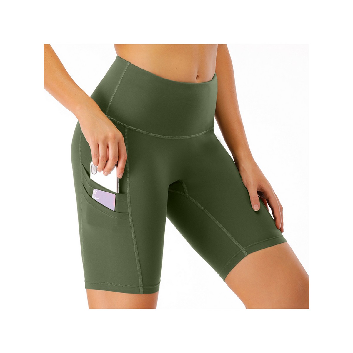 2021 Women's Workout Shorts, High Waist 