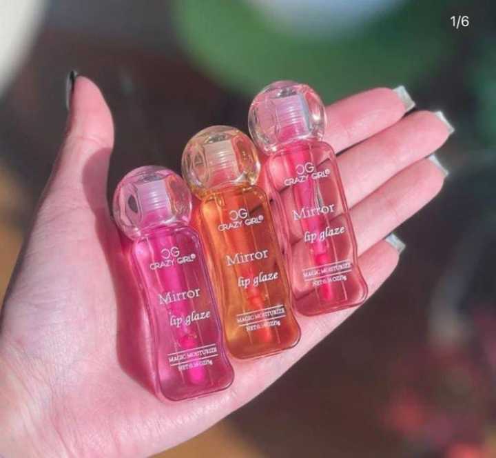 Crazy Girl 3/2/1PC Mirror Lip Glaze Lip Oil Makeup For Girls