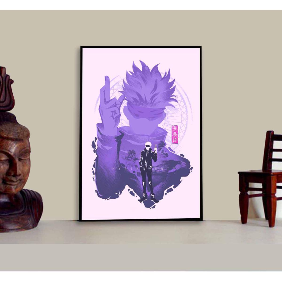 Jujutsu Kaisen Photo Frame for Anime Home and Office Digital Printed