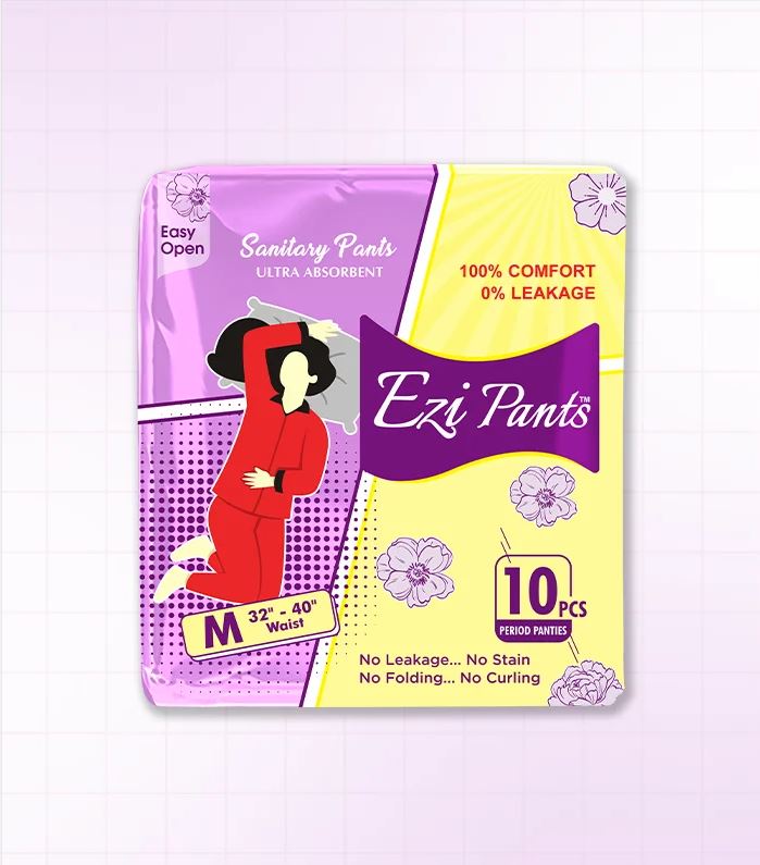 Ezi Period Pants for Women | Leak-Proof Menstrual Underwear | Reusable Period Panties | Comfortable & Absorbent