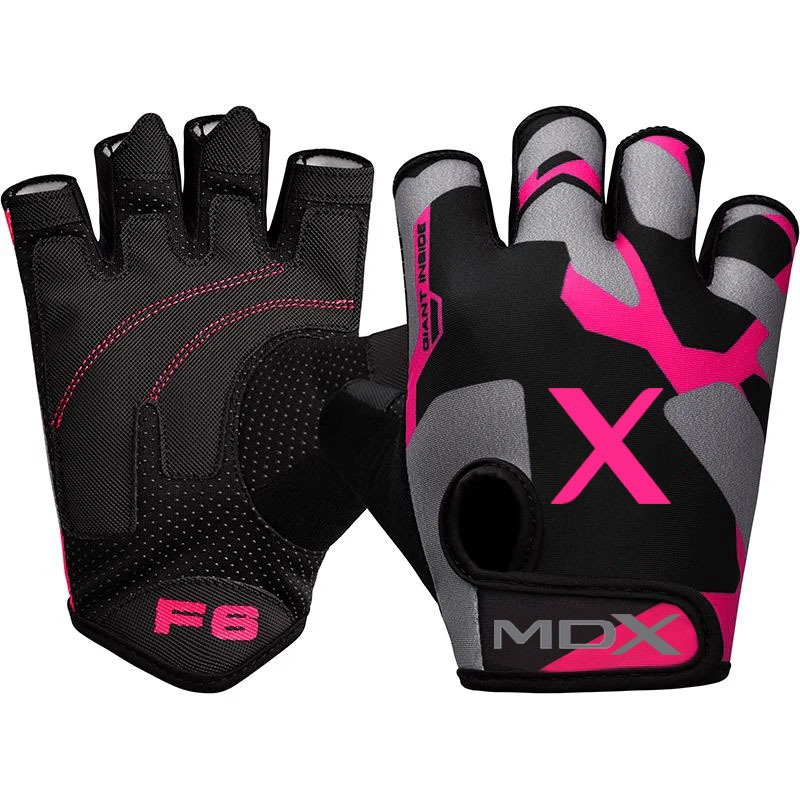 Hight Quality Imported  Adjustable MDX Weight Lifting Fingerless Gloves for Women, Reinforced Palm and Secure Closure, Hand Protection Gear for Gym, Training and Exercise