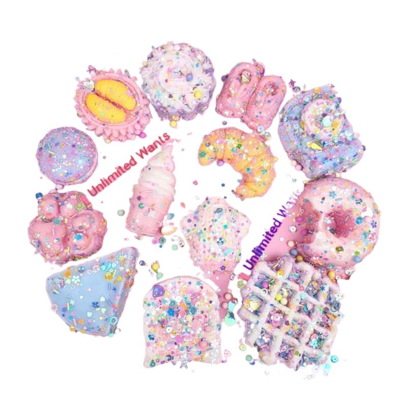Squishy Squeeze Toy Cat Paws Waffles Doughnuts Cat Paw Taba Fufu Squishy Stress Relief Squeeze Toys Party Bag Children's Birthday Gifts for Children Girls Boys