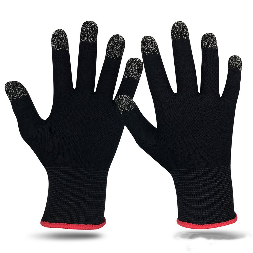 Full Hand Pubg Gloves Pair Finger Sleeves For Pubg Free Fire - Pubg Thumb Gloves Sleeve Full Hand Thumb Gaming Gloves With Extra Grip For Gaming And Daily Use - Anti-Sweat Breathable Finger Gloves For PUBG - Gaming Thumb Gloves For Pubg - Free Size