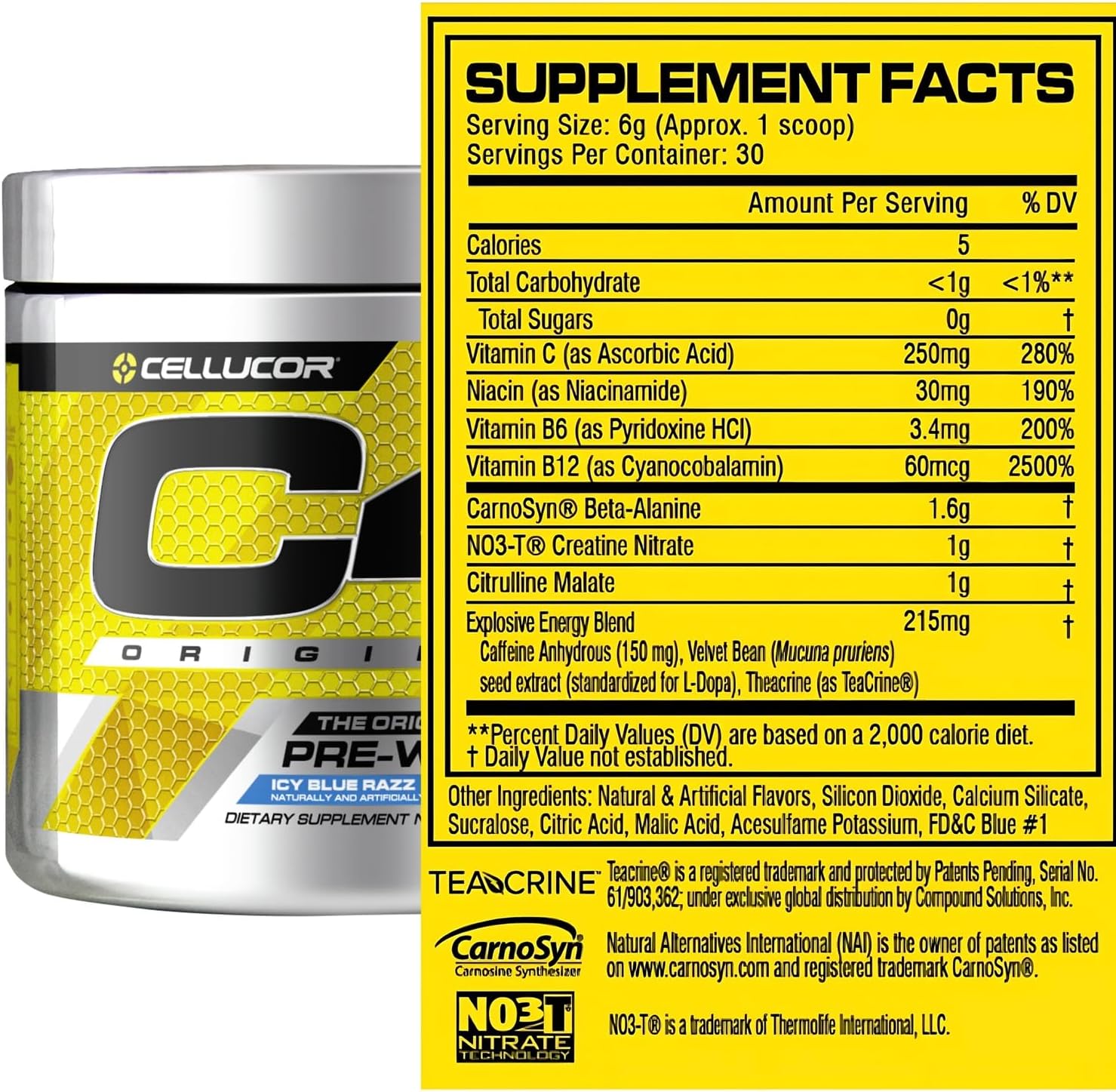 C4 Original Pre Workout Powder Energy Berry Boomb