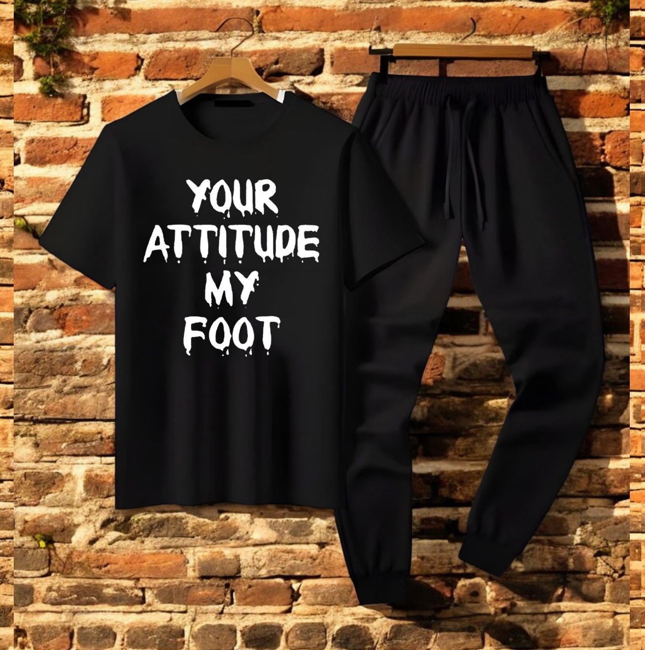 Trendy Tag Printed Summer Tracksuit For Men & Boys Tee-shirt with trousers gym wear New Design Round Neck Half Sleeves T Shirts Top Quality Gym Wear/Casual and comfortable Pair T-Shirt and Trouser