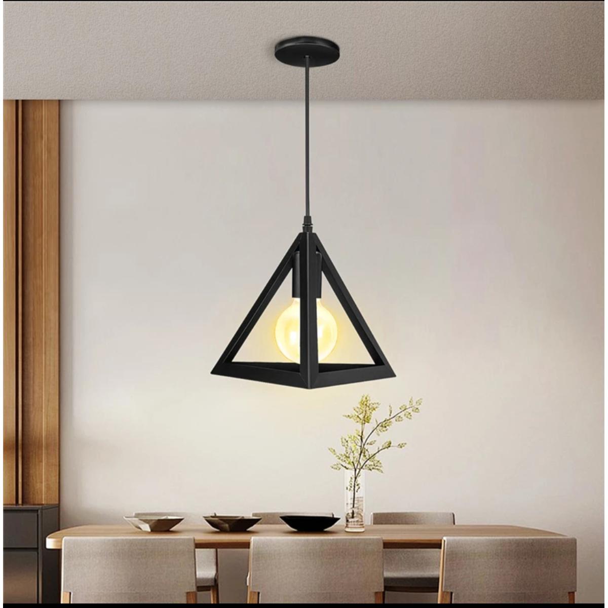 triangle shape pendant light