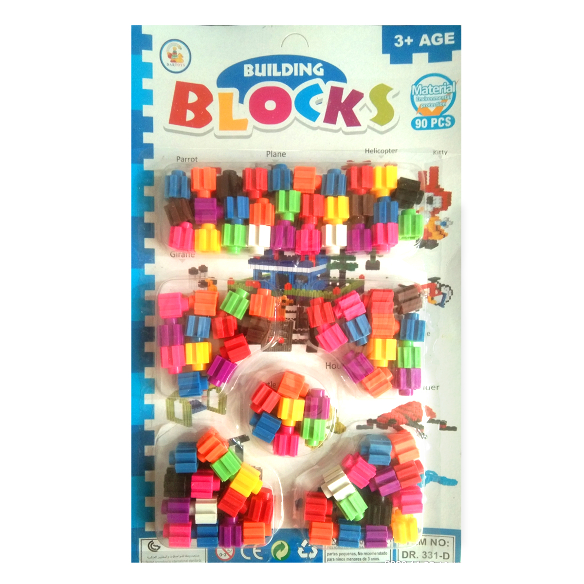 Early Educational Bricks Building Blocks Brain Toys for kids Boys Girls - Puzzle Buildings Block Learning Toy For Children