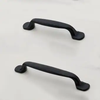 Black Door Handles Wardrobe Drawer Pull Kitchen Cabinet Knobs Buy