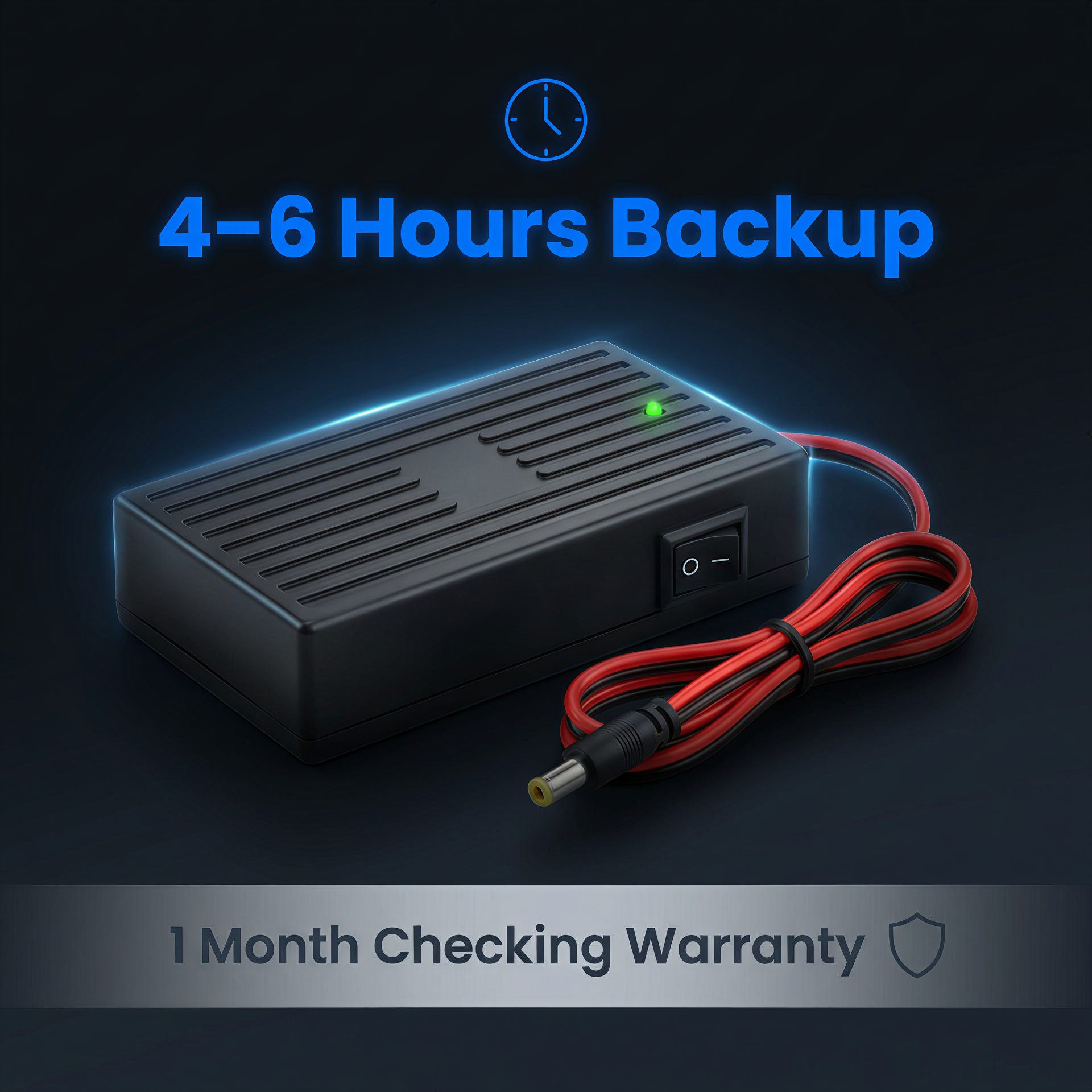 12V WiFi Router Mini UPS Power Bank with all PROTECTIONS+FREE CHARGER Backup Battery 12V Dual Output for TP-Link Tenda PTCL StormFiber  Huawei Fiber ONT Modem | 6-8 Hours Backup | Plug & Play Auto Charging | Fast Adapter | Internet Backup Power Supply