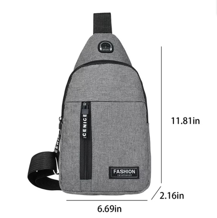 Men Chest Shoulder Bag Crossbody Mini Backpack Backpack for Mobile and Accessories Light Weight Bag use for Boys and Girls Men's Handbags Oxford Bag for Man