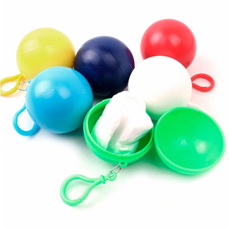 New Disposable Adult Rain Coat - Ball Outdoor Raincoat Disposable - Single Use Raincoat With Sleeves and Hooded Cap