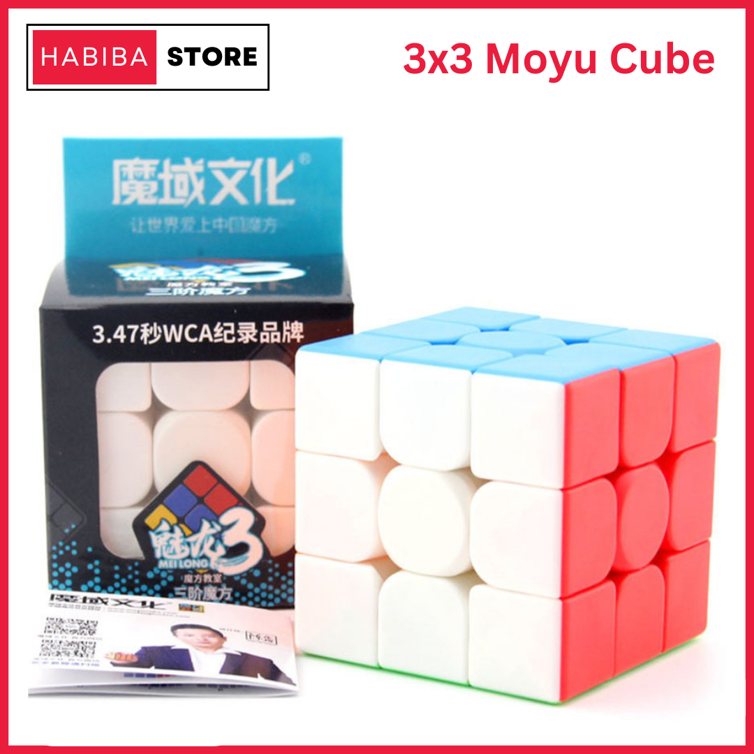 Original 3x3 Moyu Cube Fast Speed Cube Stickerless Magic Cube Puzzle Educational Toy