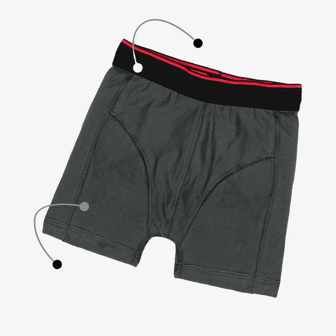 Cotton Boxer Trunks for Men and Boys - Pack of 1 or 3 - Random Color - Size M to XL - Lightweight & Comfortable