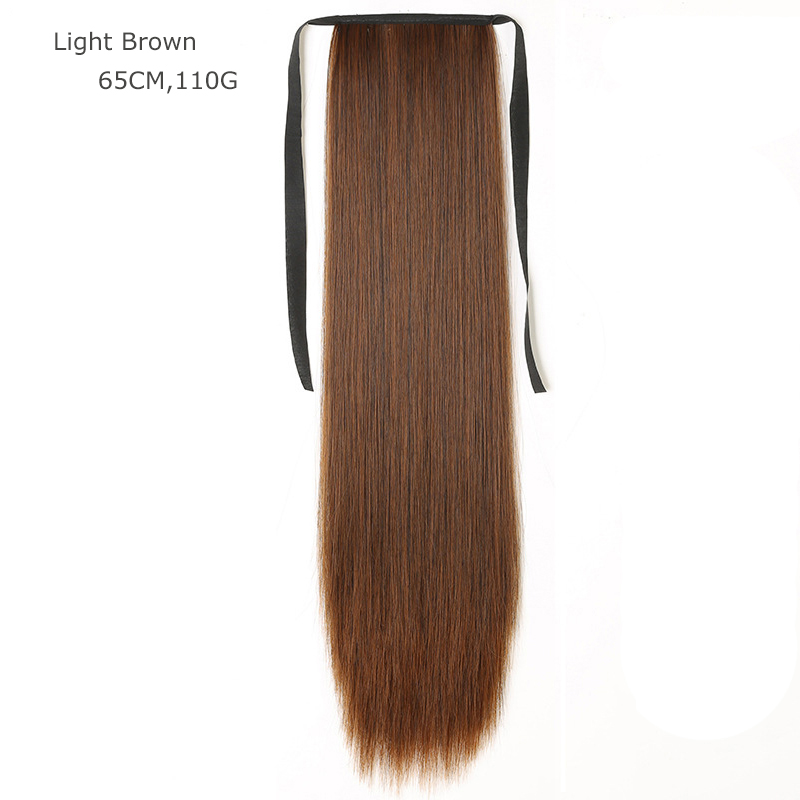 45/55/65cm Super Long Straight Clip In Tail False Hair Ponytail