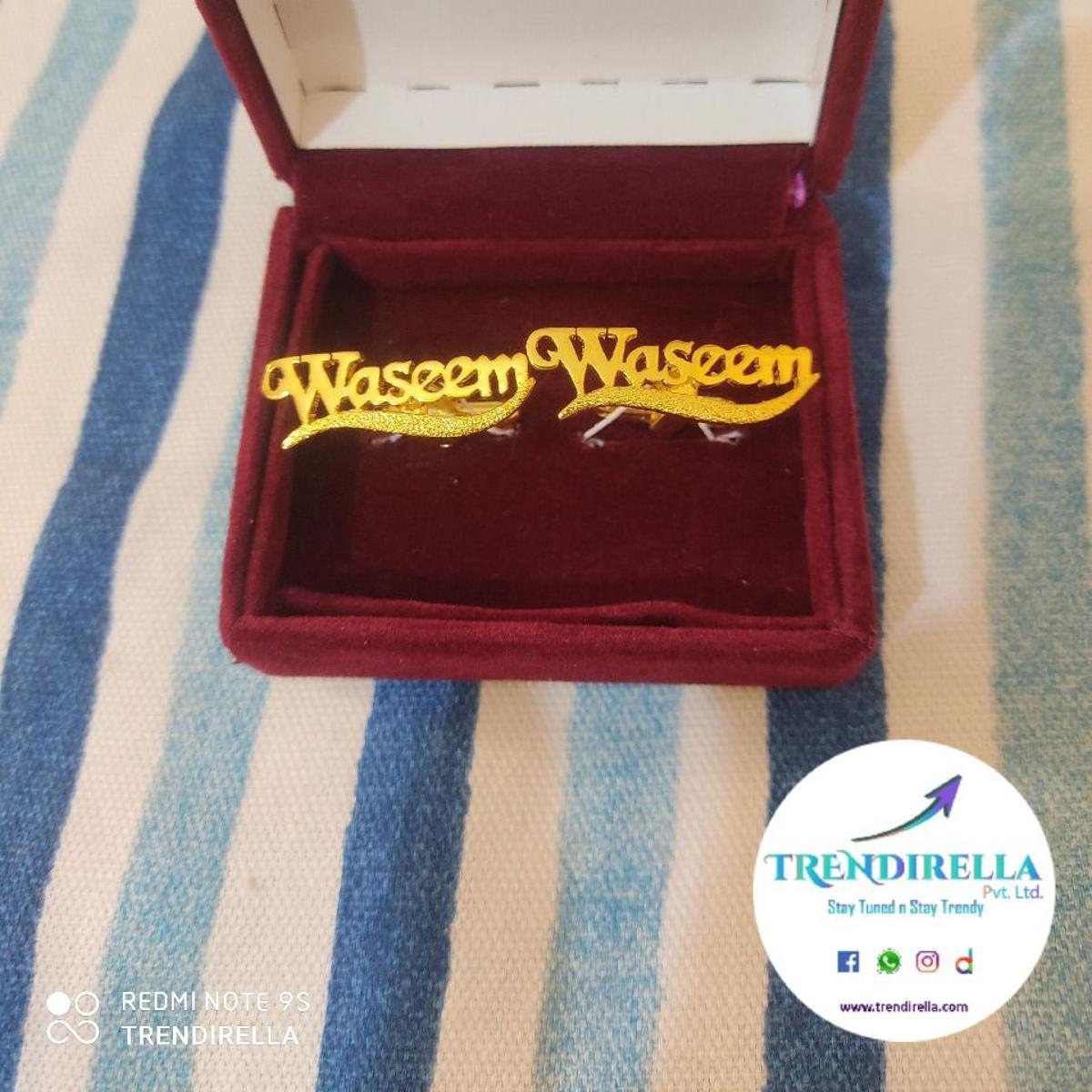 Customized Name Cuff links for Men, Best for Gifts, Birthday, Anniversary, Engagement for Husband, Brother, Father