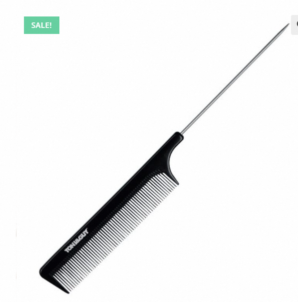 Professional Tony and Guy Tail Comb High Quality Hair Styling and Sectioning Pin Tail Metal Handle Comb