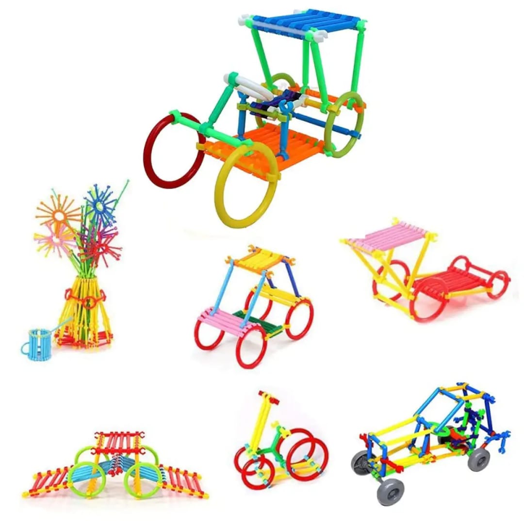 Intelligence Sticks Dream Building Blocks DIY Assembly Toy For Toddlers Kids
