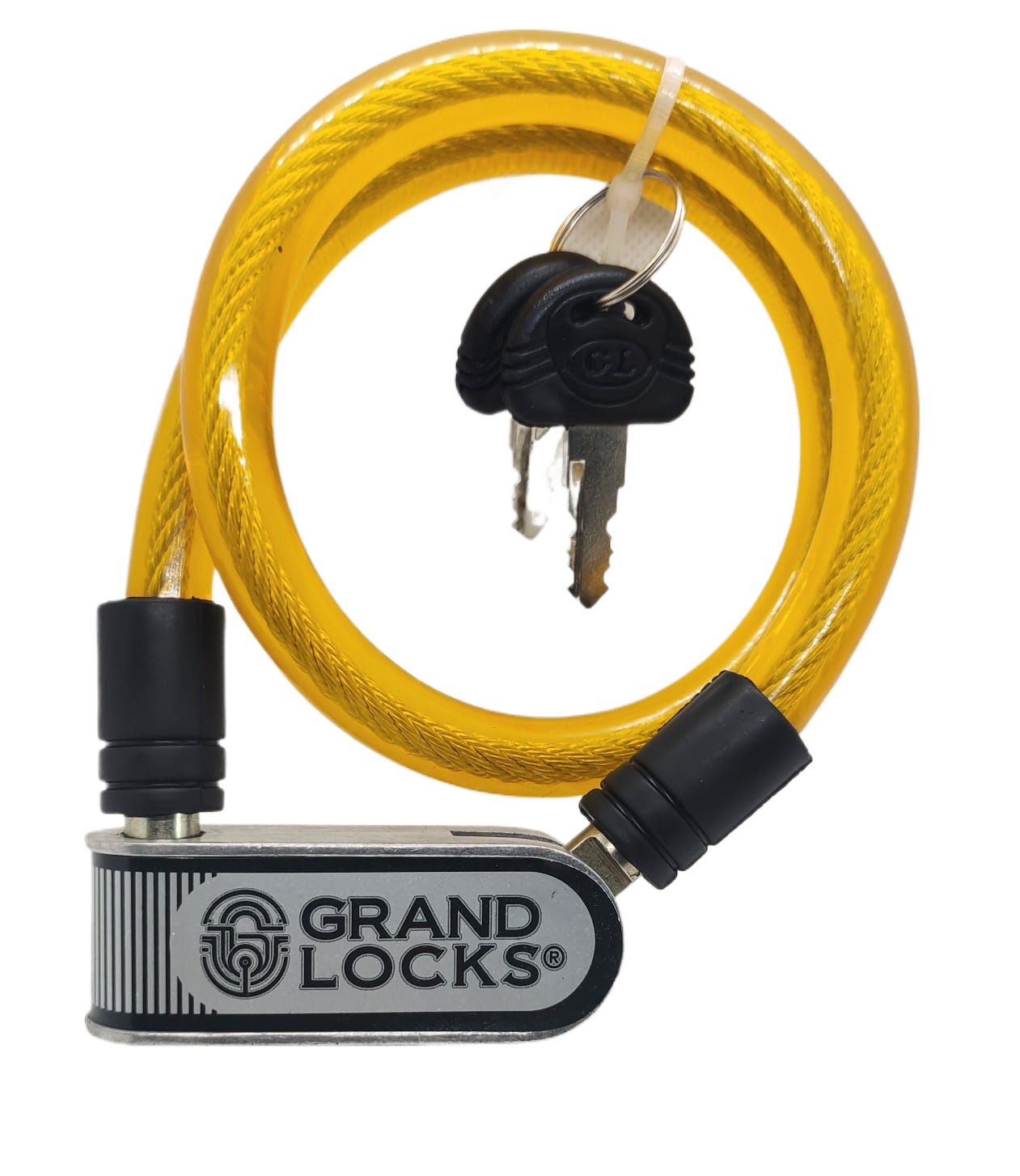 Grand Locks Wire Lock Heavy Duty for Safety wirelock Steel Wire inside For Motorcycle, Bike, Kitchen, Garage