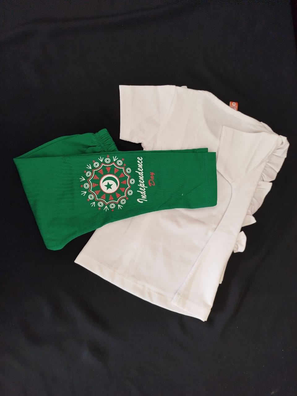 14 August Dresses | Independence day Dresses for girls | Green and White Dresses for girls