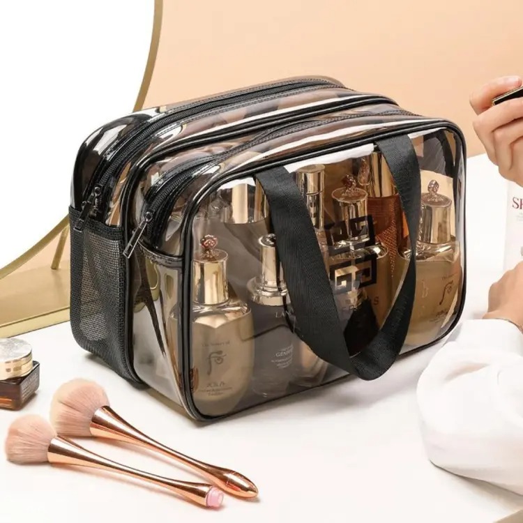 Women Portable Travel Wash Bag Female Transparent Waterproof Makeup Storage Pouch Large Capacity Cosmetic Organizer Beauty Case