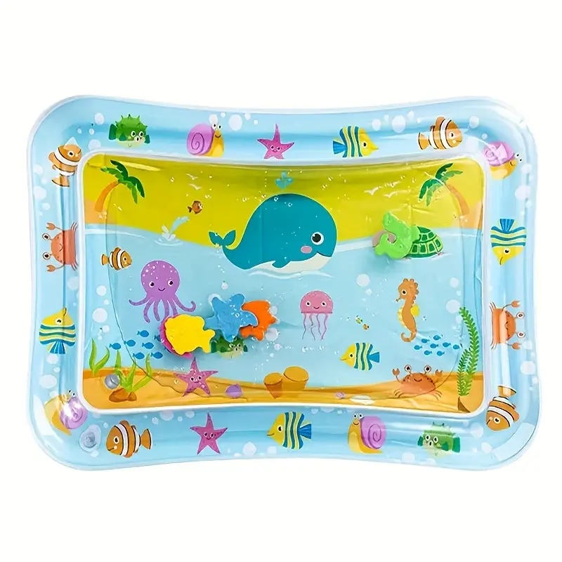 Baby Water Play Mat for T Copy message Fun Sensory Activity Toy for Infants & Toddlers