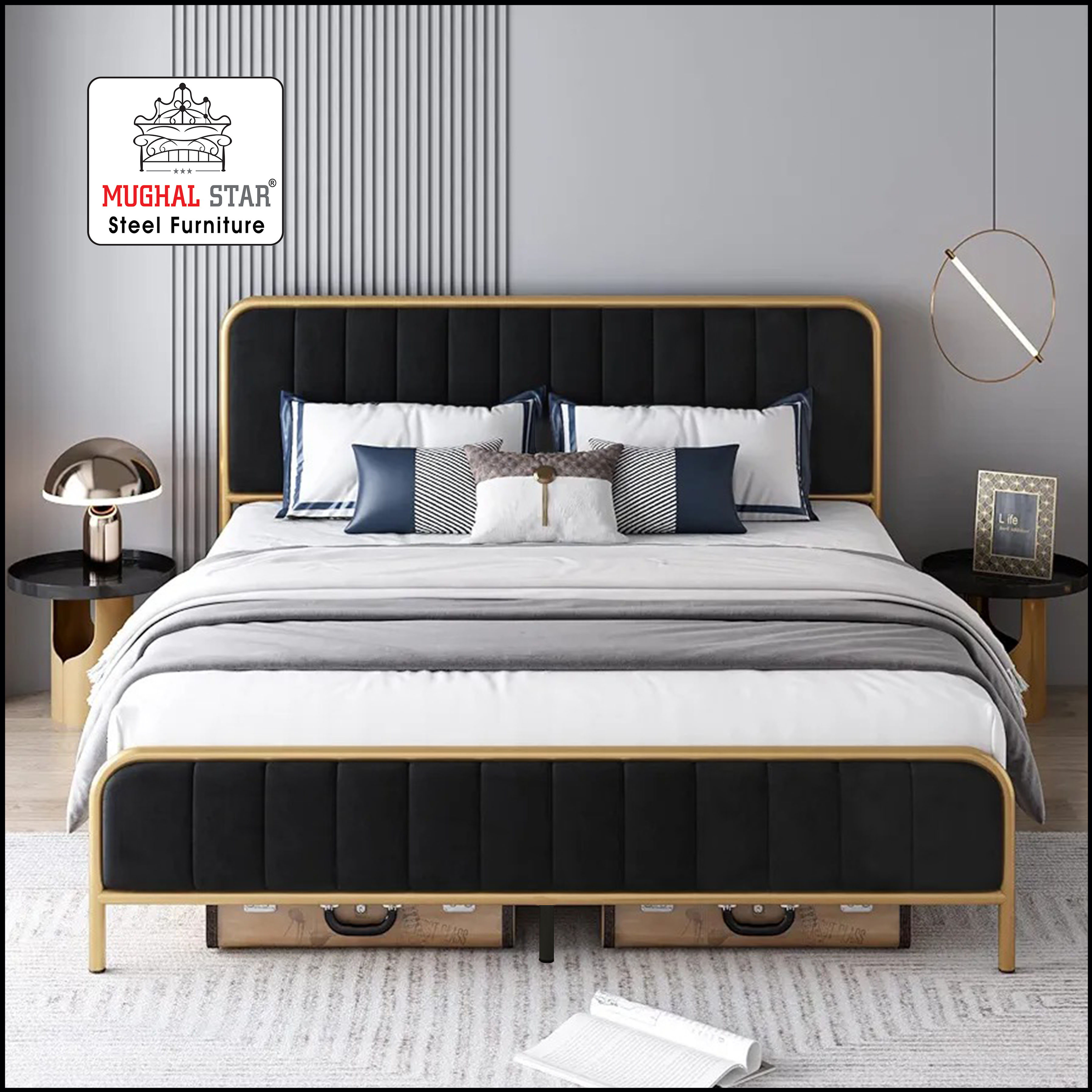 Ultra delux bed ,Iron Bed, Double Bed, Mughal Star Steel Furniture