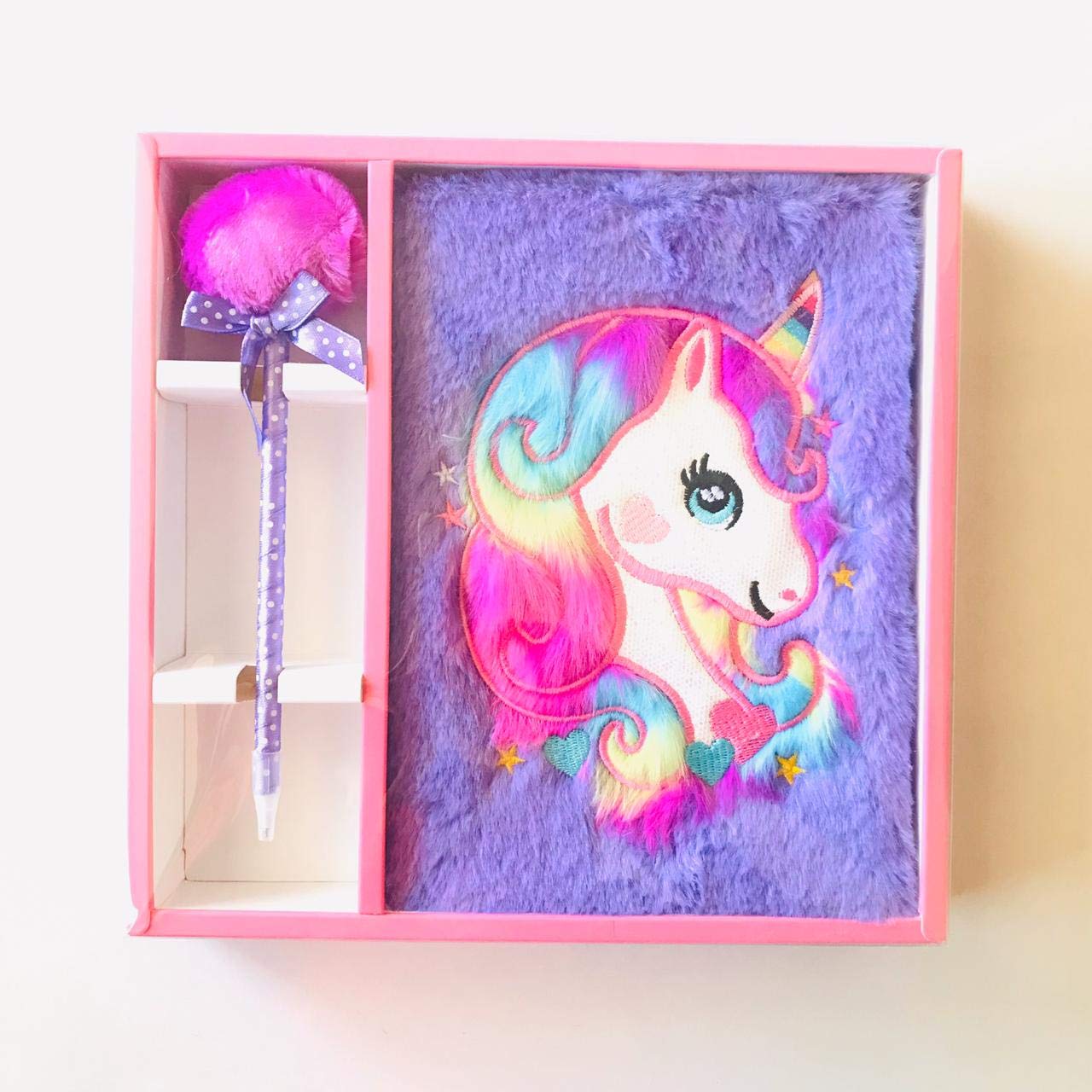 Unicorn Journal Gel Pen Set, Unicorn Notebook Super Cute Jotter