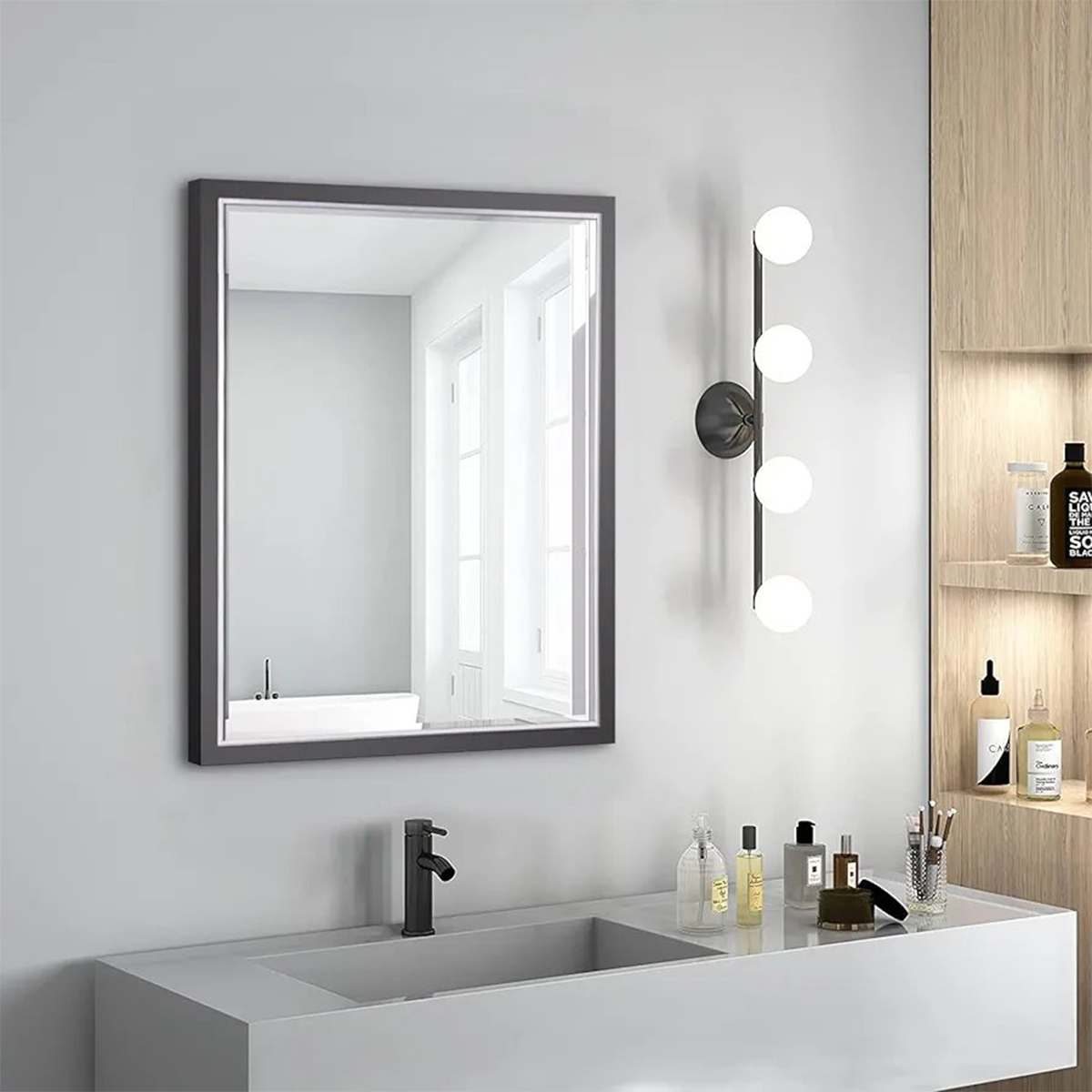 Square wall mirror for home and office mirror in new design mirror for