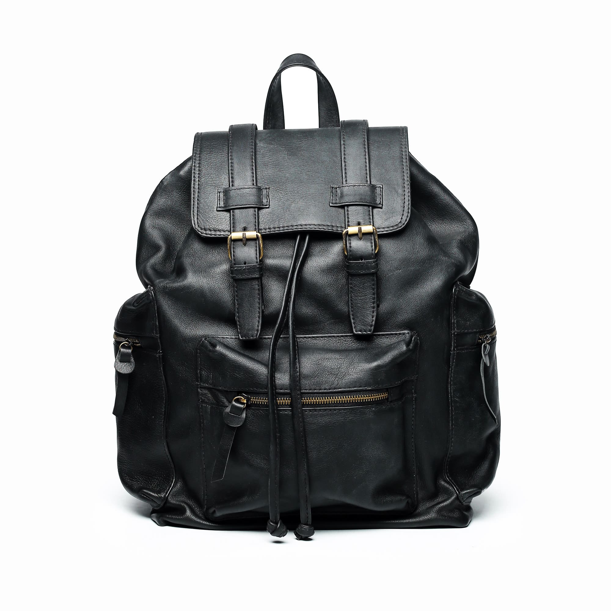 Premium Leather Backpack for Men & Women – Handmade Soft Sheep Leather Bag | Genuine Leather College, Office & Travel Backpack with Multiple Pockets – Stylish Unisex Design