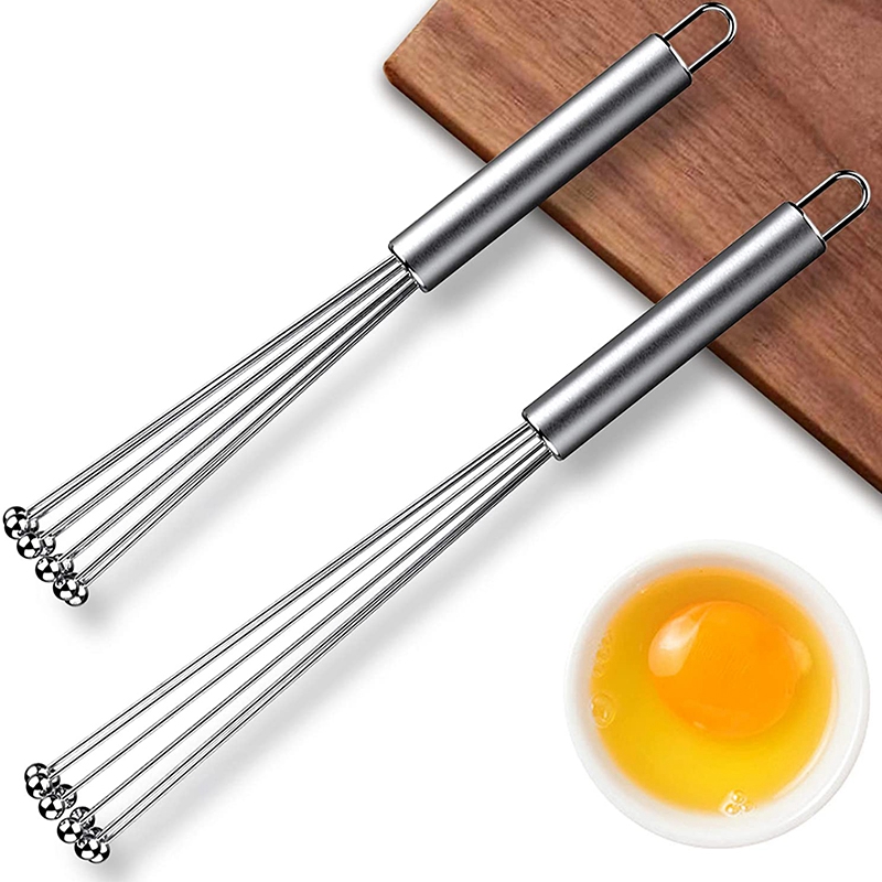 1 Pcs Stainless Steel Ball Whisk Wire Egg Whisk Set Suitable For Kitchen Cooking, Stirring, Whisking, Beating 21 1 Pcs Stainless Steel Ball Whisk Wire Egg Whisk Set Suitable For Kitchen Cooking, Stirring, Whisking, Beating
