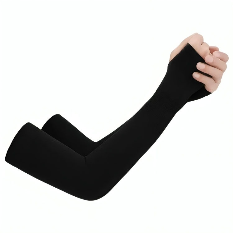 Sleeves With Thumb Whole Free Size Polyester Mix for Sun Block