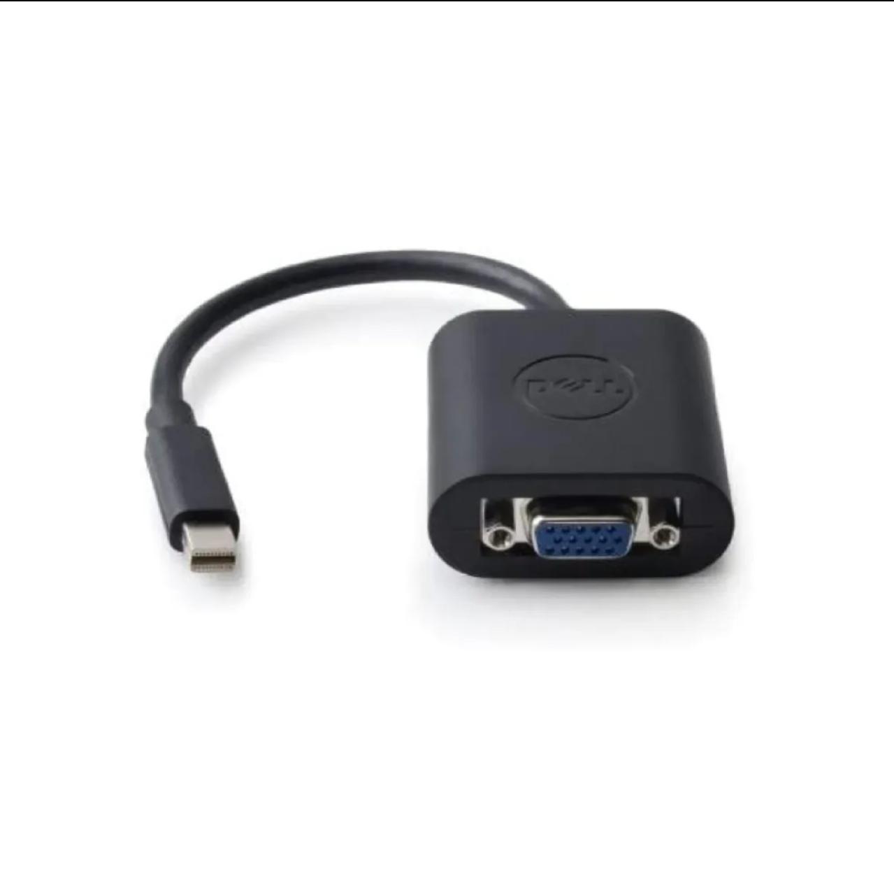 Mini DP to VGA Connector , DisplayPort to VGA Video Adapter  ( Branded )  in Black - 2 Port Compatible ( Branded Stock )