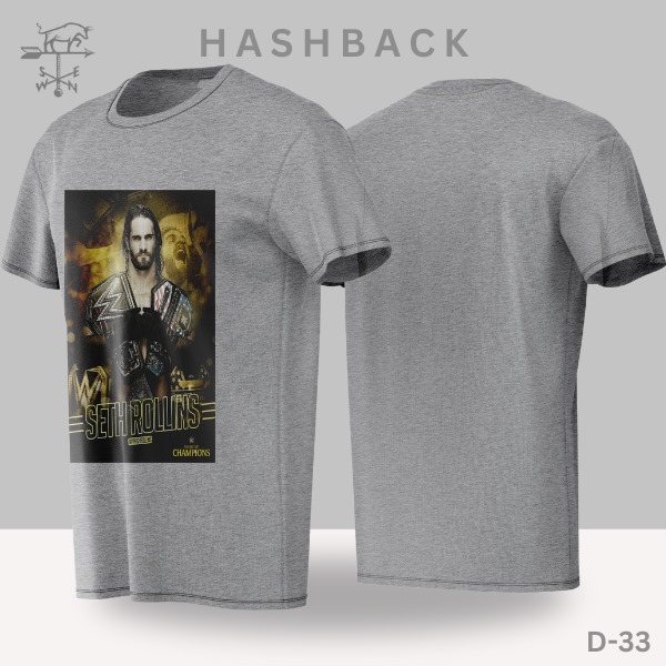 HashBack Printed Crew Neck T Shirt For Men - Round Neck II