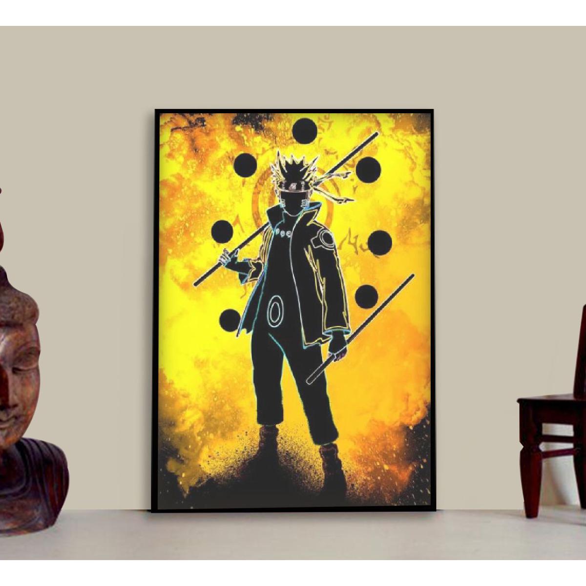 Anime Naruto Photo Frame for Boys and Girls 6 Path Digital Printed