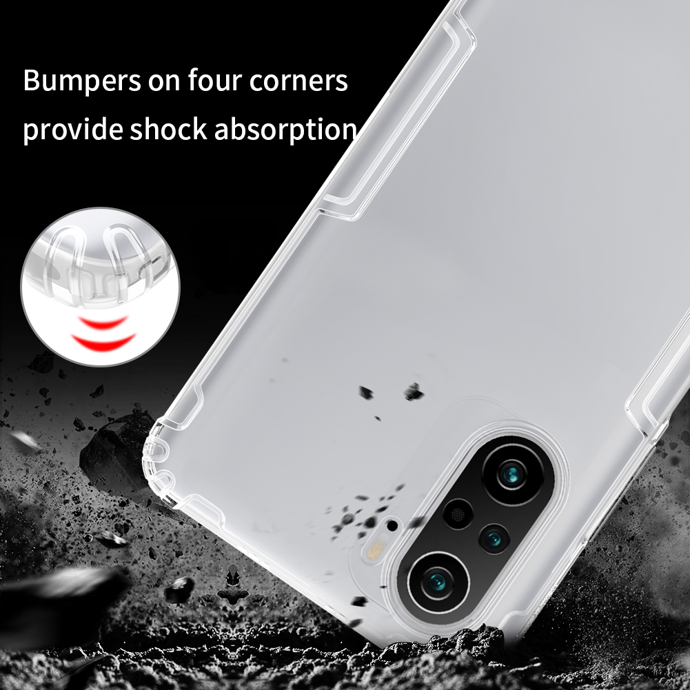 Nillkin for Xiaomi Poco F3 Case Crystal Nature TPU Soft Casing Back Cover description image 8