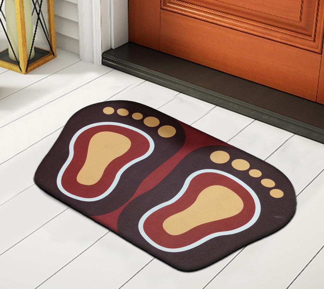 Modern Simple Shower Bathroom Bedroom Bathtub Side Anti-Slip Absorbent Carpet Rug Kitchen Entrance Soft Door Bath Mat Home Decor Oval,Rectangle,Foot Design Anti Slip