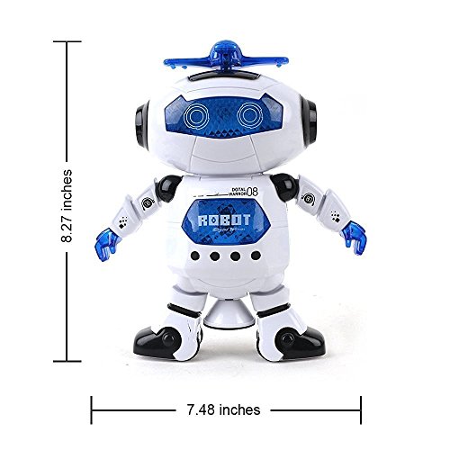 Dancing Robot Toy For Kids - White