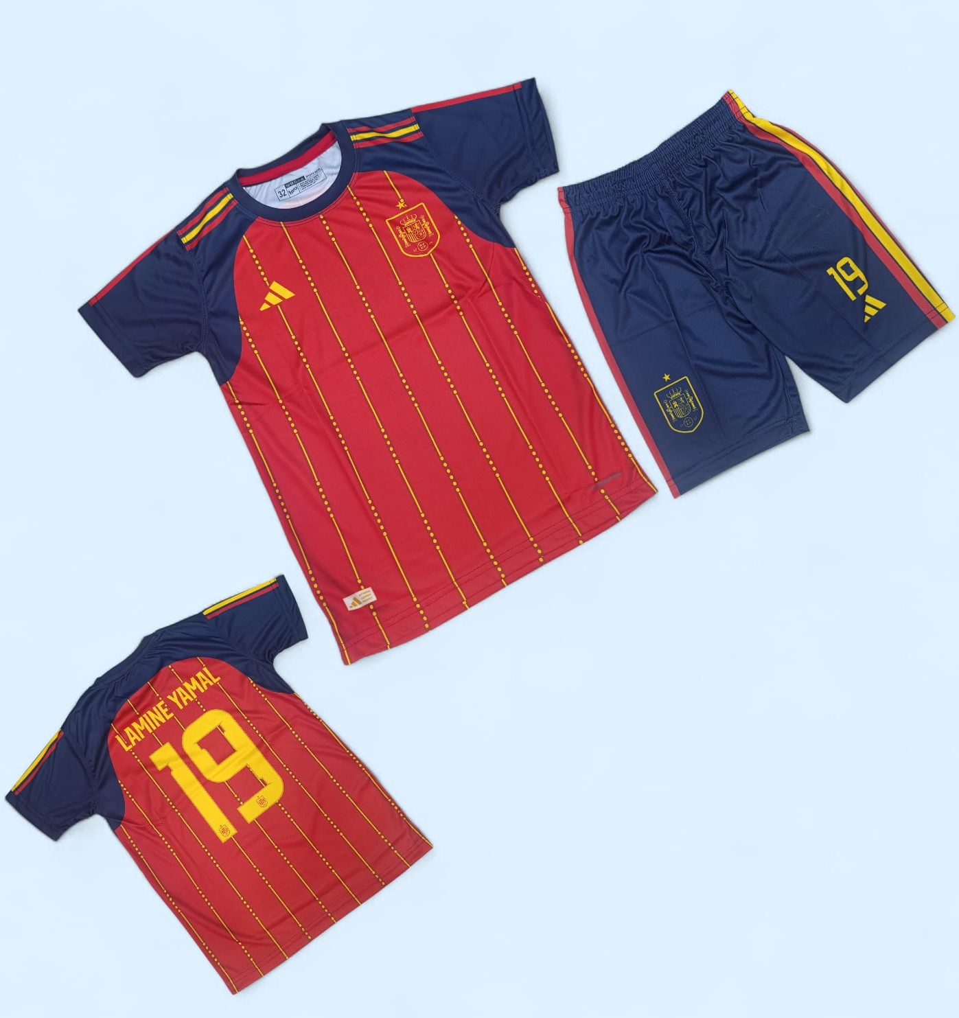 LAMINE YAMAL FOOOTBALL SOCCER IN KID SIZE IN 5-13 YEAR SIZE