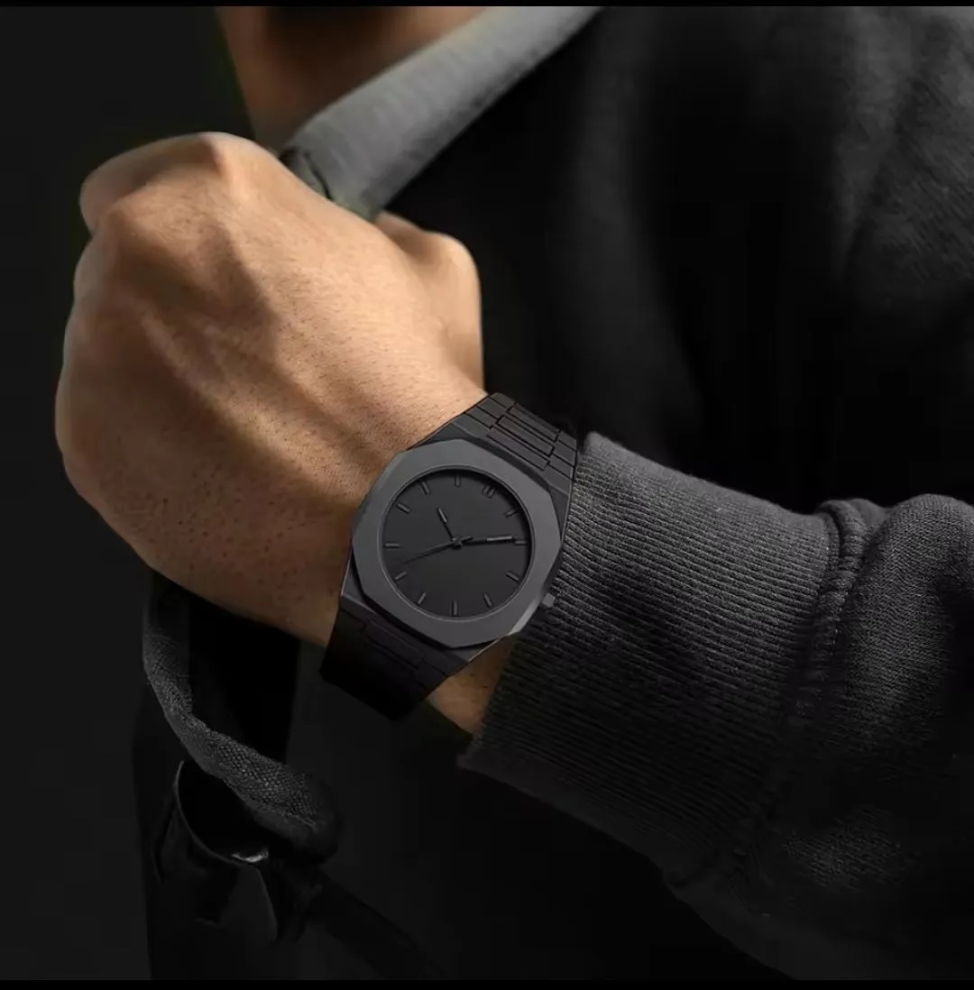 Pack of 02 - 100% Imported Branded Watch for Men and Boys New Design 2025 - 8 Number Classic Watches for Mens Smartwatch With Amazing Arabic Aura Watch for men