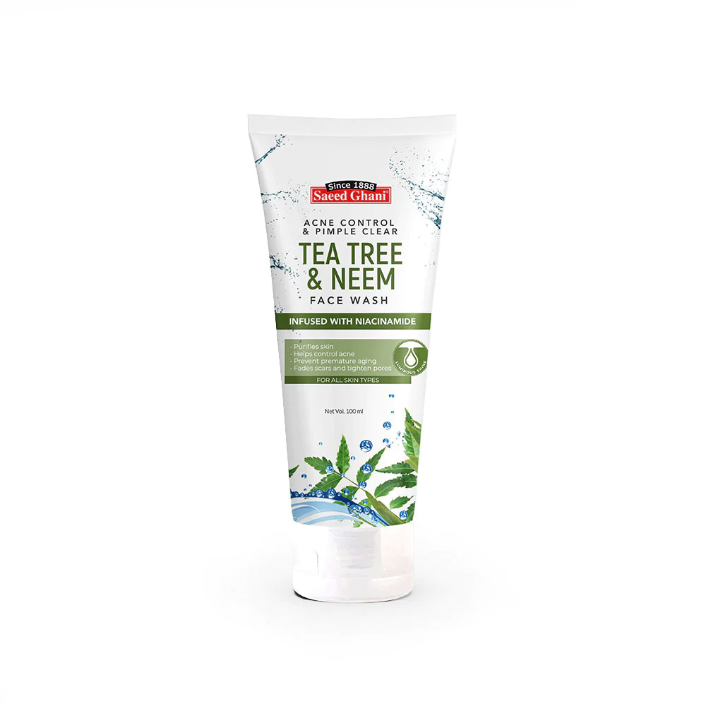 Saeed Ghani Acne Control & Pimple Clear Tea Tree & Neem Face Wash