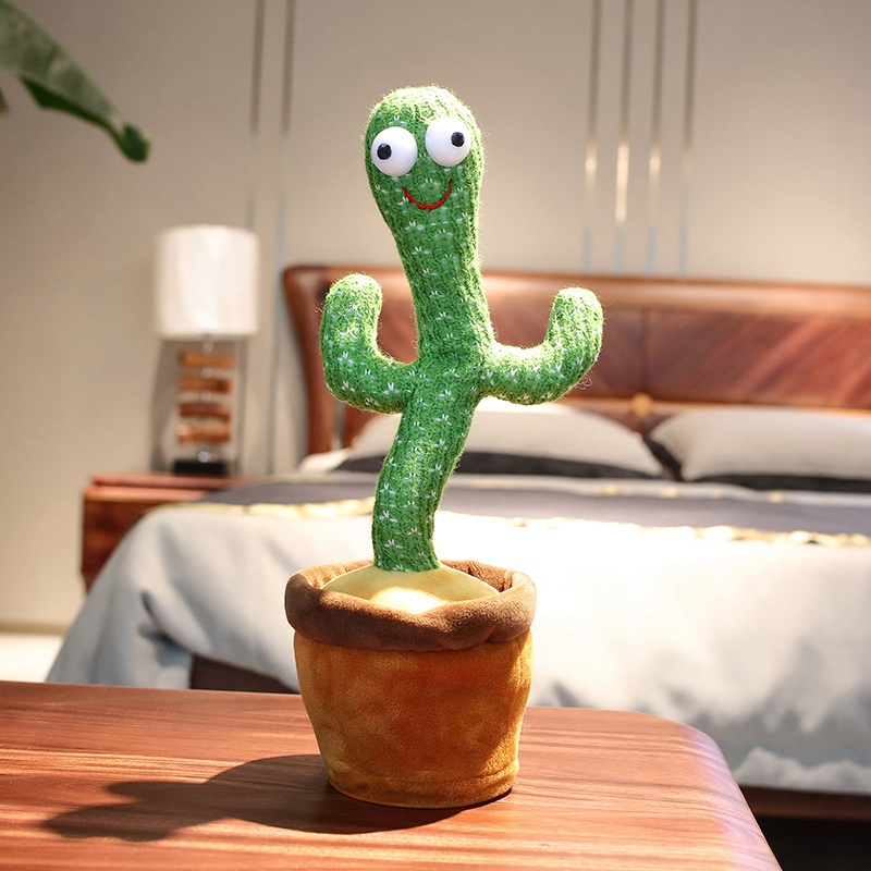 Dancing Cactus (Record,Repeat & Sing) -Chargable Best Trending Toy for kids.